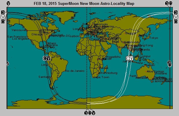 FEB 18, 2015 New Moon (Stealth) SuperMoon Astro-Locality Map